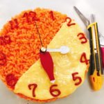食品サンプル　オムライス時計