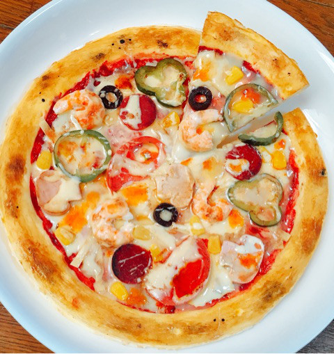 食品サンプル　ピザ