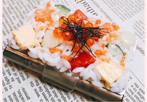 食品サンプル　ちらし寿司