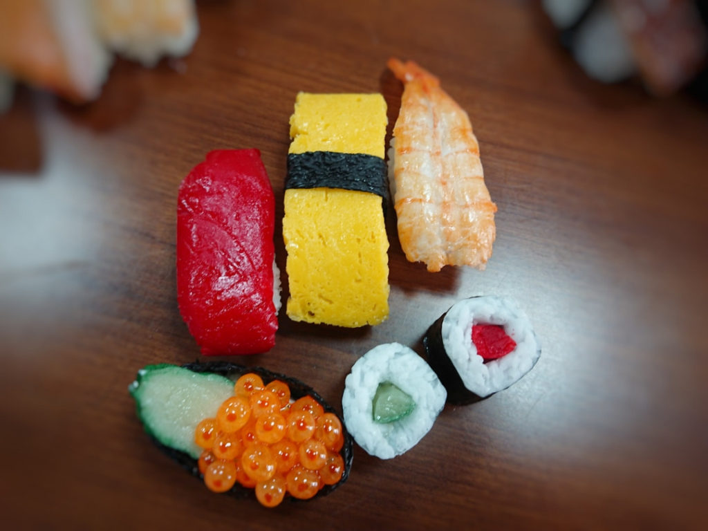 食品サンプル　お寿司