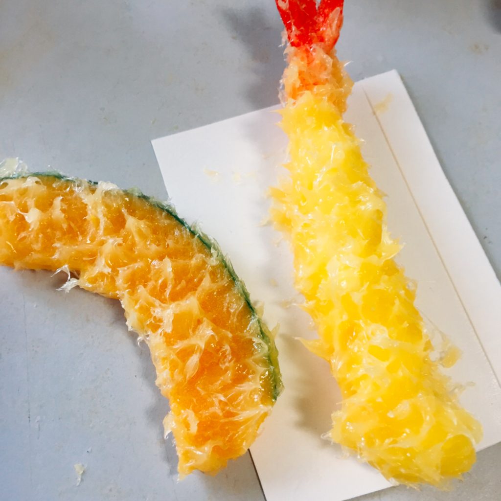 食品サンプル　天ぷら