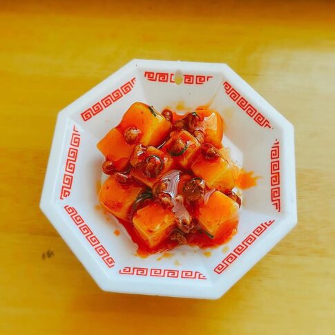 食品サンプル　麻婆豆腐