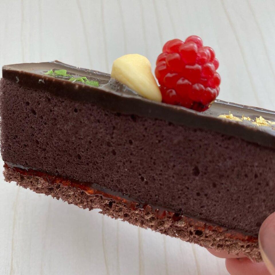 食品サンプル　チョコレートケーキ