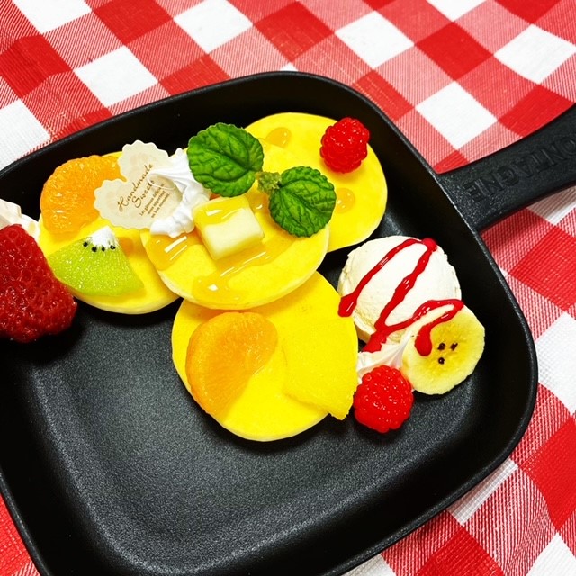 食品サンプル　パンケーキ