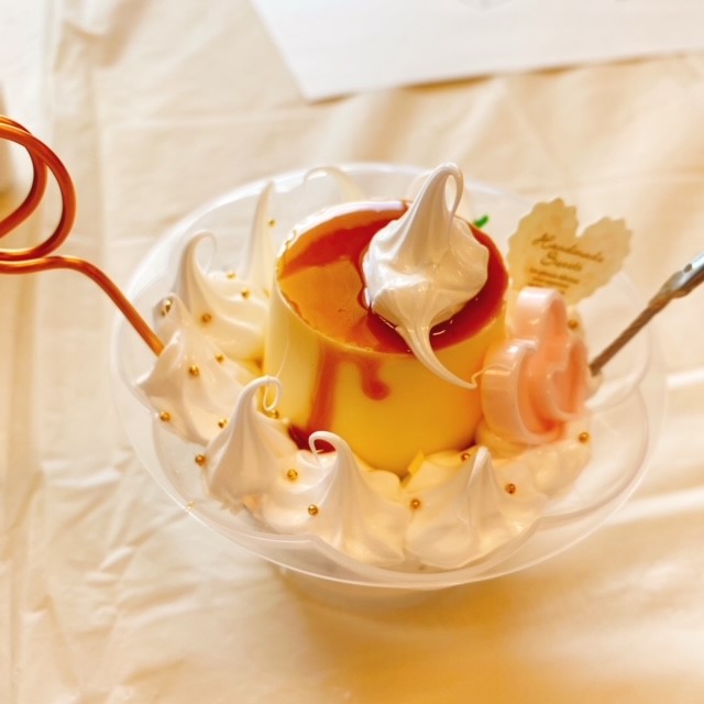 食品サンプル　プリン