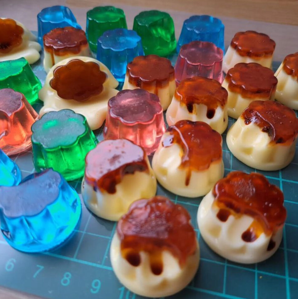 食品サンプル　プリン