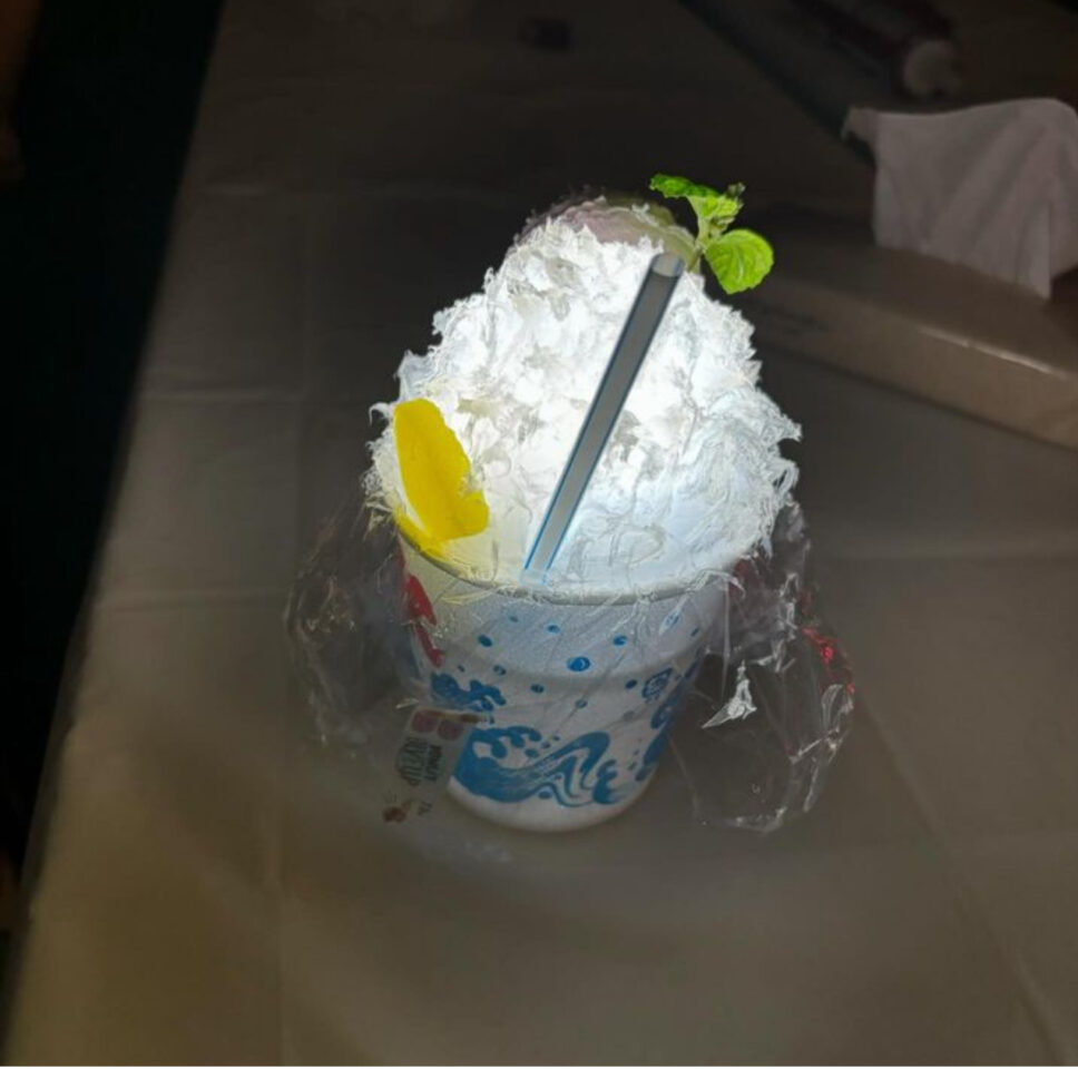 食品サンプル　かき氷