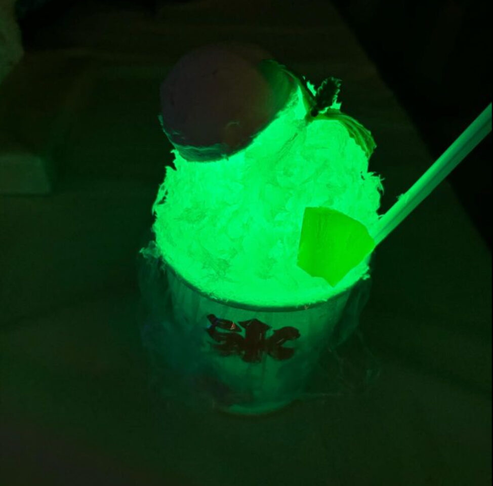 食品サンプル　かき氷