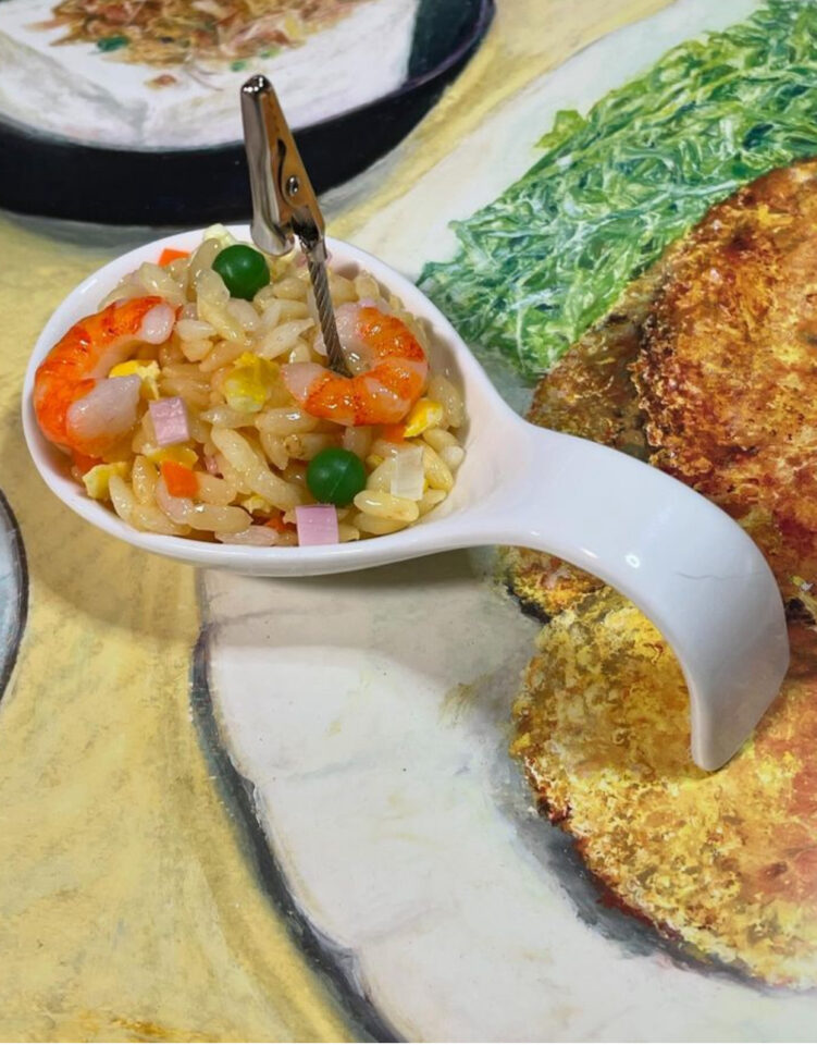 食品サンプル　炒飯