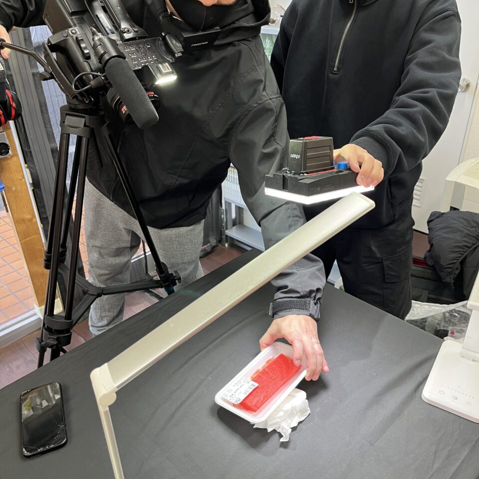 食品サンプル　撮影