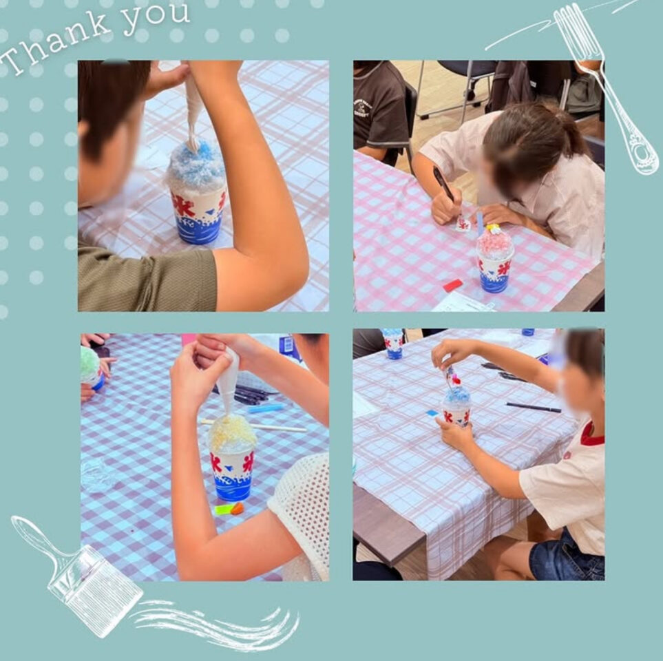 食品サンプル　かき氷