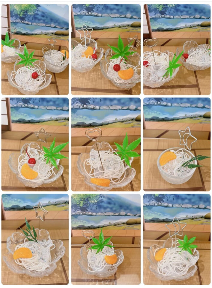 食品サンプル　そうめん