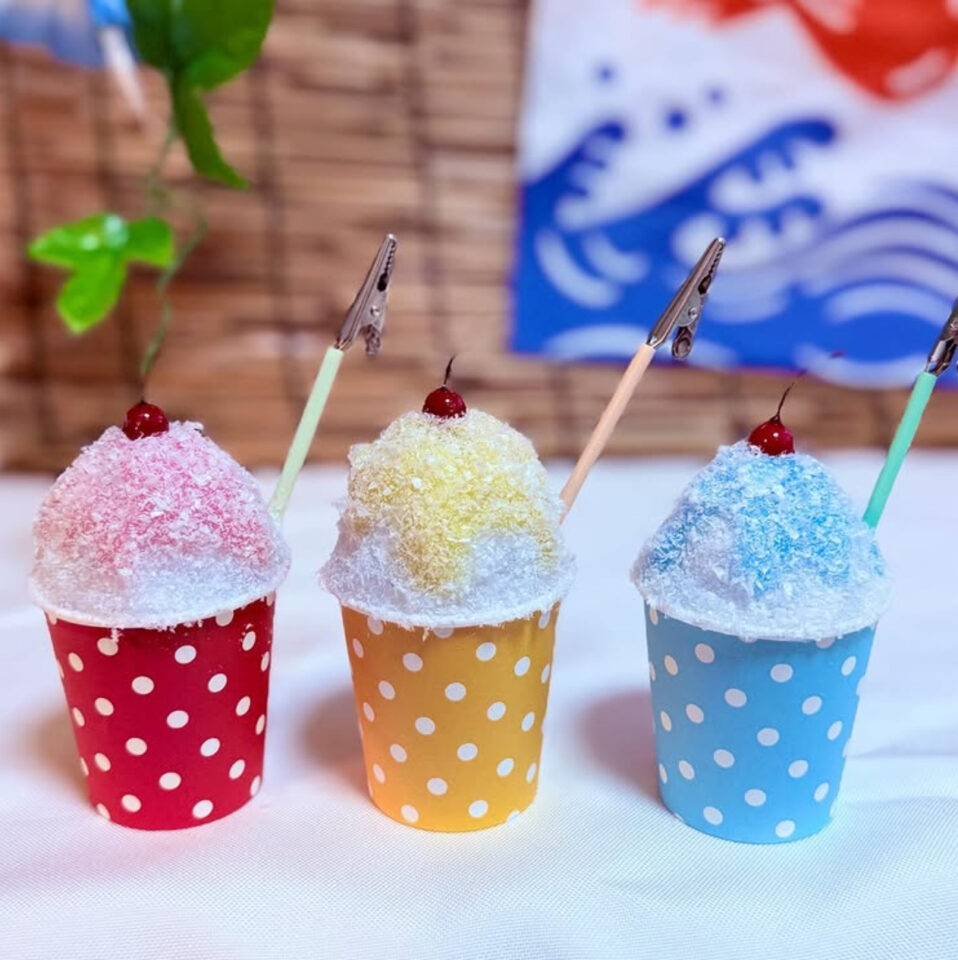 食品サンプル　かき氷