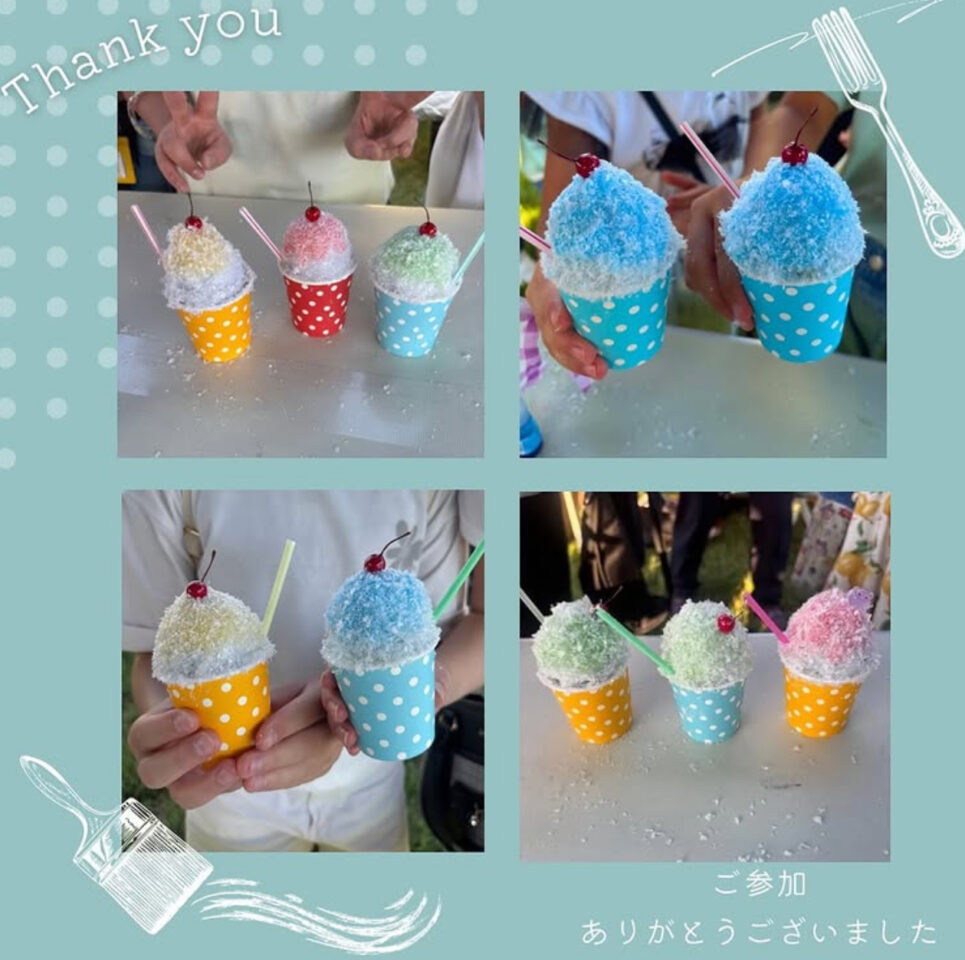 食品サンプル　かき氷