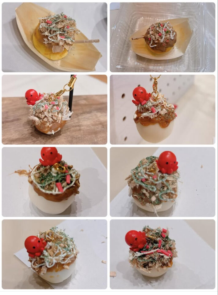 食品サンプル　たこ焼き