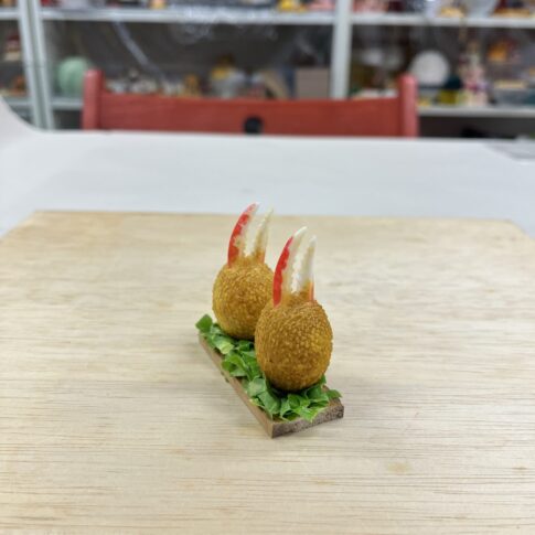 食品サンプル　カニ爪