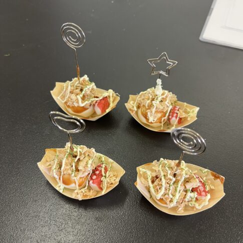 食品サンプル　たこ焼き