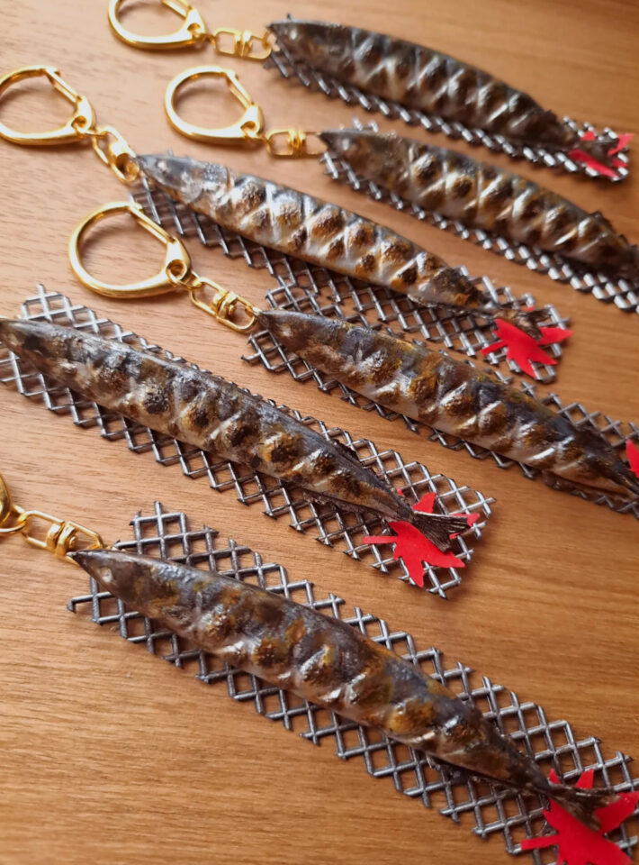 食品サンプル 秋刀魚