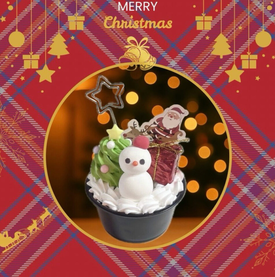 食品サンプル　クリスマスケーキ