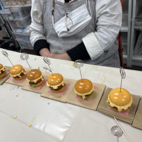 食品サンプル　ハンバーガー