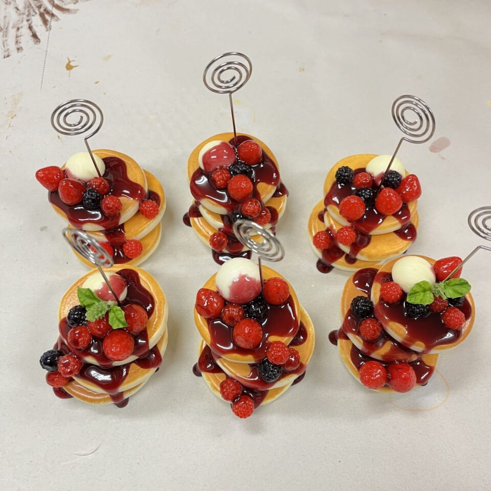 食品サンプル　パンケーキ