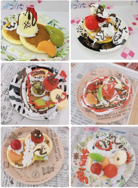 食品サンプル　パンケーキ