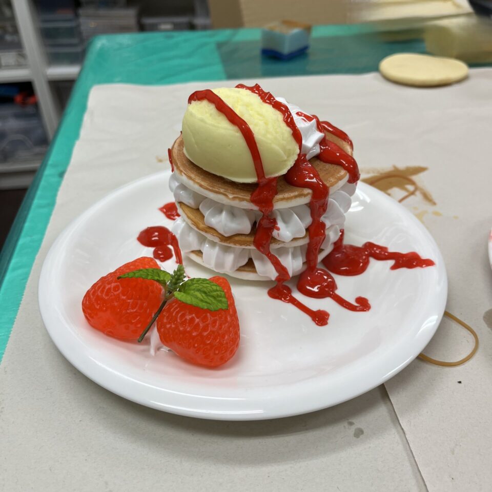 食品サンプル　パンケーキ