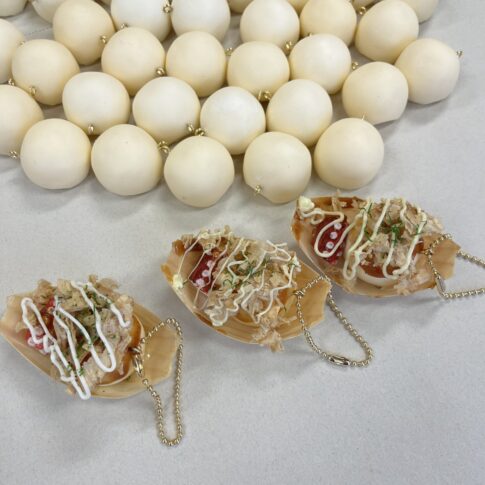 食品サンプル　たこ焼き